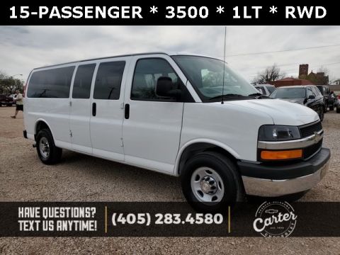 Pre-Owned 2017 Chevrolet Express 3500 LT Extended Passenger Van in